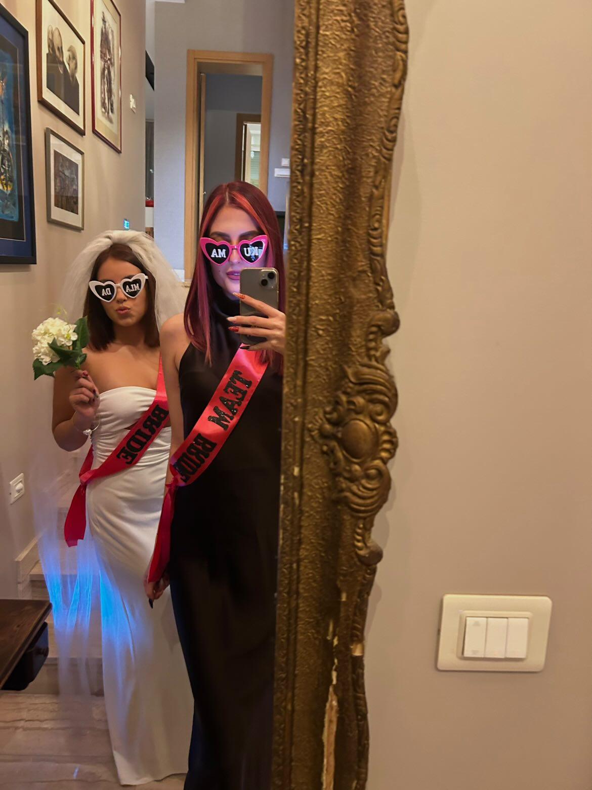 Naočare u obliku srca sa natpisom BRIDE — Mladin kutak